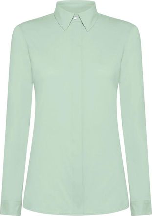 Roberto Ricci Design Effen Oxford Overhemd - Dames - Overhemden - Groen - S - Overhemden