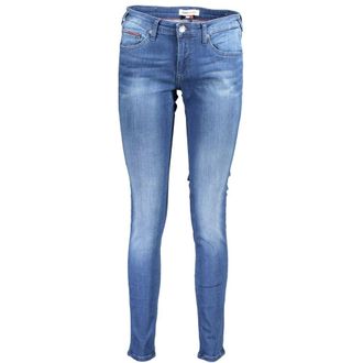 Tommy Hilfiger Jeans, Dames, Blauw, W31 L32, Katoen, Sophie Low Rise Skinny Jeans