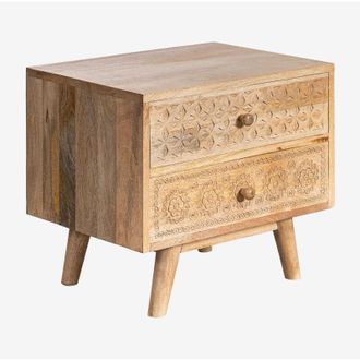 Sklum Comodino in legno di mango Atsana Sklum