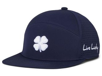 Black Clover Redman 3 Adjustable Hat Baseball Caps Navy Hat/3d White Clover, Polyester/Spandex