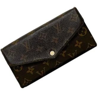 Louis Vuitton Pre-owned Wallets, female, Brown, Size: ONE SIZE Pre-owned Canvas Wallet