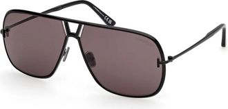Tom Ford Stavros Zonnebril - unisex - Zonnebrillen - Zwart - 63 MM - Accessoires