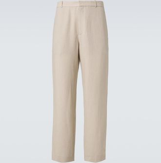 The Row Toril linen-blend wide-leg pants