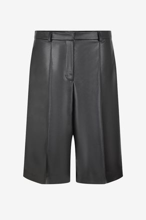 Stella McCartney Weite Bermudashorts aus Kunstleder Altermat