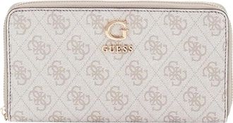 Guess Wallets & Cardholders, female, Beige, Size: ONE SIZE Zamira Large Zip Around Wallet
