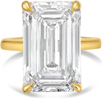 Diana M. Jewels 14kt yellow gold 2.00 ct lab grown emerald diamond solitaire ring