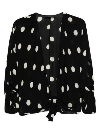 Adriana Degreas Blusa a pois - Nero