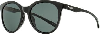 Smith Womens Polarized Sunglasses Bayside 807M9 Black 54mm