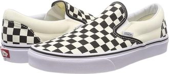 Vans Classic VEYEBWW Check Sneaker in White/Black Men