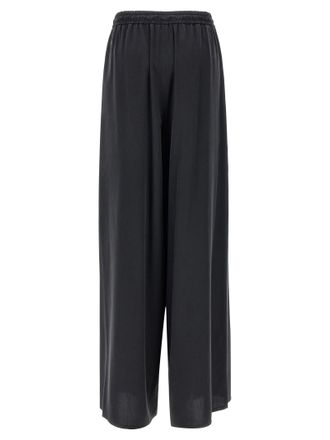 Max Mara 100% Silk Trousers - Black