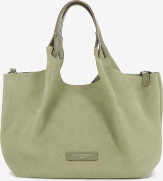 Gianni Chiarini Borsa Dua in suede willow