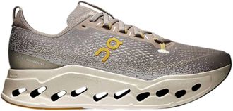 On Mens Cloudsurfer Max Running Shoes In Cinder Pelican