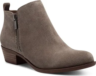 Lucky Brand Basel Bootie in Dark Mushroom / at Nordstrom, Size 8.5