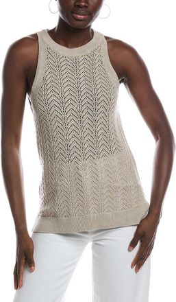 Tommy Bahama Pointelle Linen-Blend Tank Top