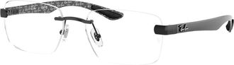 Ray-Ban Rx 8423 Optisch montuur - unisex - Brillen - Zwart - 56 MM - Accessoires
