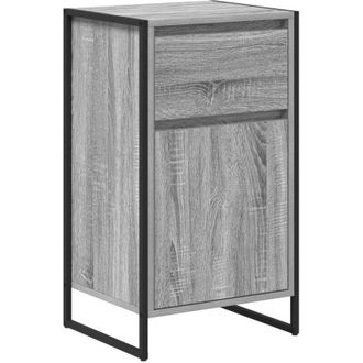 vidaXL Vitrina Gris Sonoma 81 X 36 X 150.5 Cm Madera Contrachapada Vidaxl