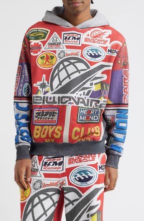 Billionaire Boys Club BB Outside Cotton Hoodie in White at Nordstrom, Size Xx-Large