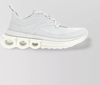 Ferragamo mesh pull tab round toe sneakers