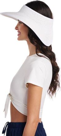 Coolibar Rolled Visor, UPF 50+ Sun Protection in White at Nordstrom