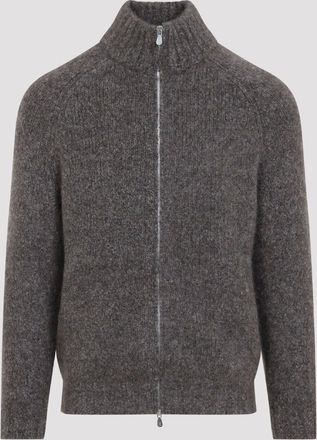 Brunello Cucinelli Cardigan con zip intera Brunello Cucinelli