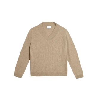 Sand Copenhagen Sand - Yak V-hals - Dames - Truien - Beige - Maat: XL Wol