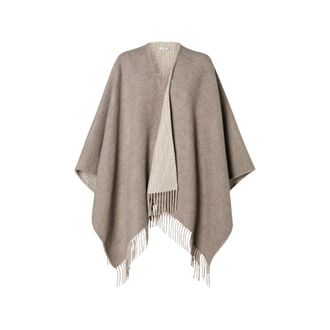 Fendi FF-motif Fringed Cape