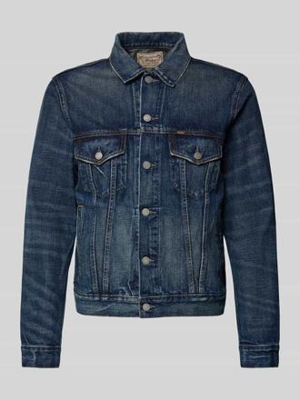 Polo Ralph Lauren Regular Fit Jeansjacke mit Umlegekragen Modell Icon in Jeansblau, Gr&ouml;&szlig;e XXL