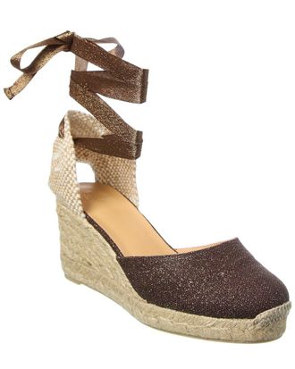 Castaner Carina Canvas Wedge Sandal