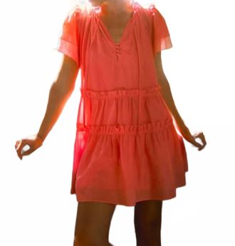 Hunter Bell Merritt Dress In Peony