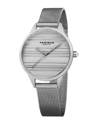 Akribos XXIV Akribos Xxiv Womens Stainless Steel Watch