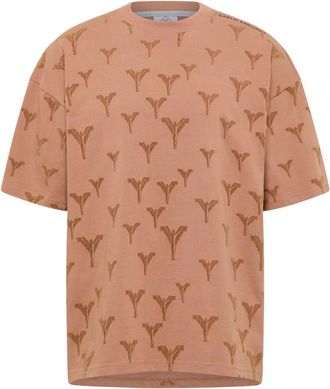 Carlo Colucci T-Shirts - Heren - T-shirts - Bruin - XS - Tops