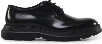 Giuliano Galiano Derby Schoen - Heren - Nette schoenen - Zwart - 40 EU - Leer - Schoenen