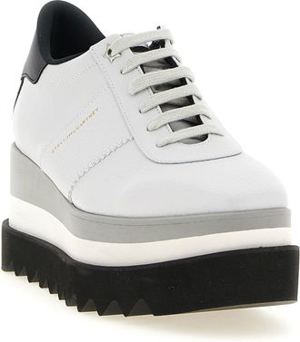 Stella McCartney Womens Gray Polyethylene Wedge Sandals