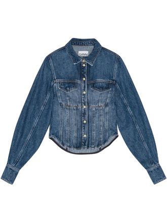 Ganni Denim overhemd - Blauw
