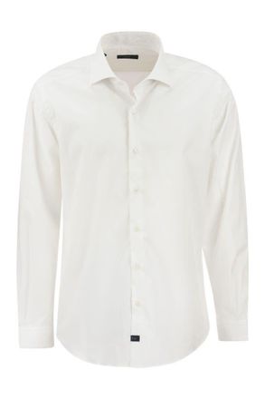 Fay Stretch French Collar Shirt