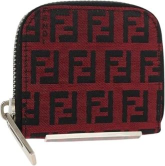 Fendi Pre-owned Wallets, female, Red, Size: ONE SIZE Pre-owned Coin Purse