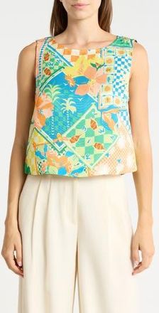 Ramy Brook Mabel Sleeveless Top in Garden Print at Nordstrom Rack, Size Xx-Small