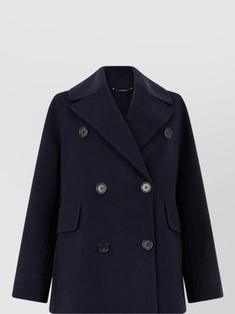 Max Mara virgin wool double-breasted coat