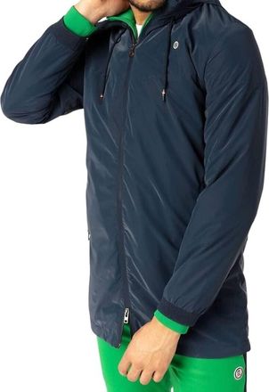 Serge Blanco Parka Cap Finistere Jacket In Blue