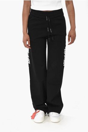 Off-white ATHLEISURE Track Pants with Branded Side Stripes size Xs