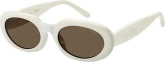 Marc Jacobs 1Qiz 5I20A - unisex - Zonnebrillen - Wit - 53 MM - Accessoires