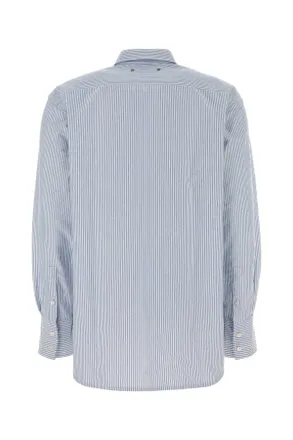 Golden Goose Striped Cotton Shirt - Blue