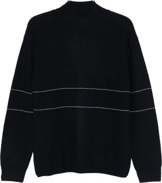 Emporio Armani Wool Crewneck Jumper-Uomo