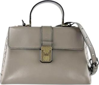 Bottega Veneta Pre-owned Handbags, female, Gray, Size: ONE SIZE Pre-owned Vintage Shoulder Bag