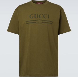 Gucci T-shirt in jersey di cotone con logo