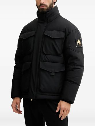 Moose Knuckles Jack met capuchon en zak - Zwart