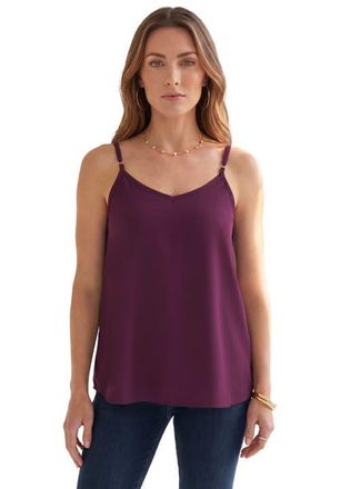Roaman's V Neck Cami in Dusty Indigo at Nordstrom, Size 18
