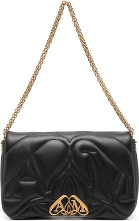 Alexander McQueen The Seal shoulder bag - women - Leather - OS - Black