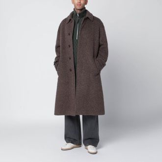 Golden Goose Journey coat in wrinkle-effect wool blend