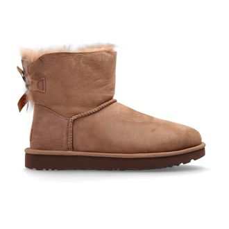 UGG Winter Boots, female, Brown, Size: 11 US Mini Bailey Bow II Snow Boots